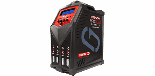 Venom Power Pro Quad 4-Port AC/DC Battery Charger (6S/7A/100W) Featured Image